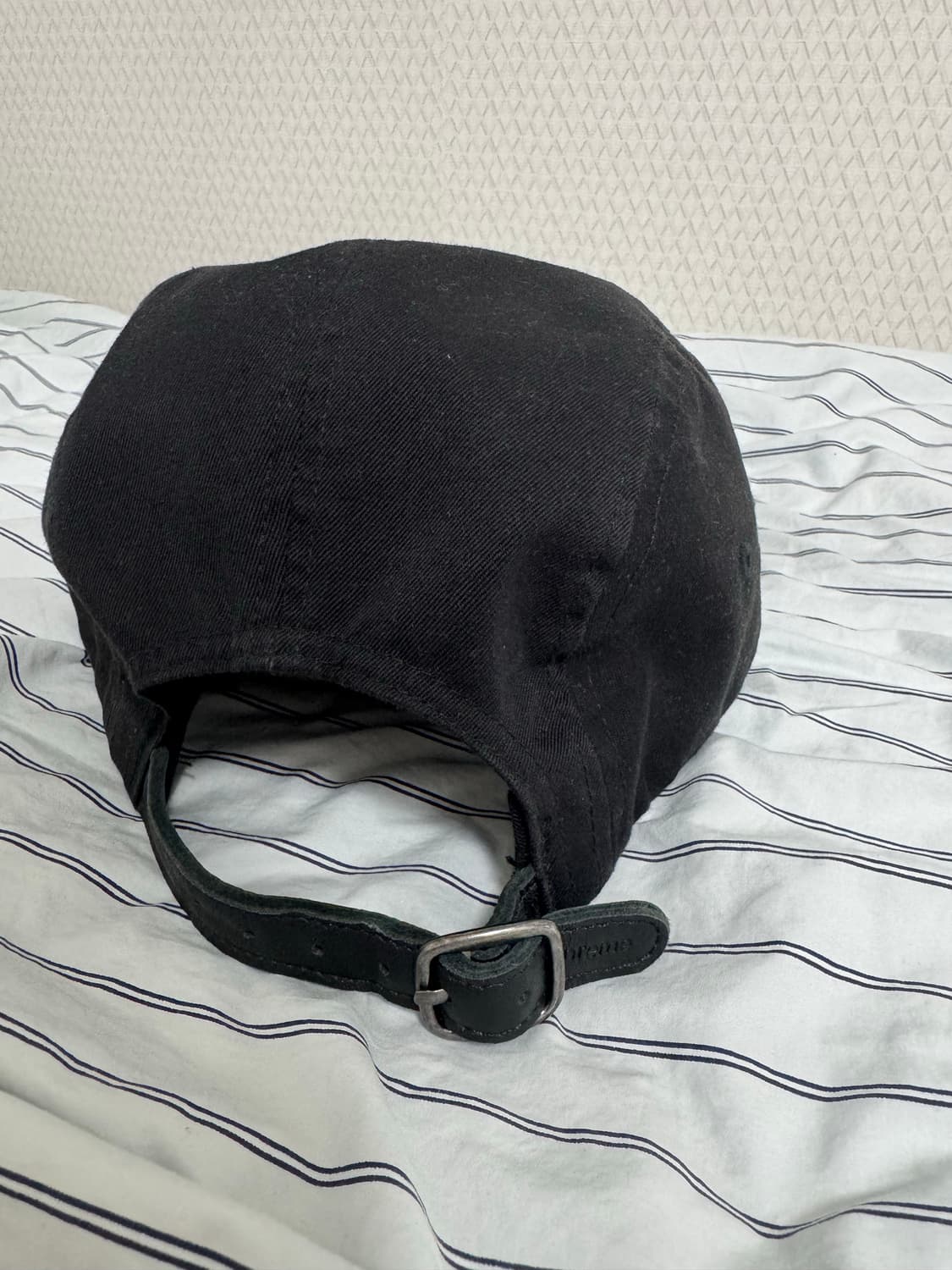 슈프림 워시드 치노 트윌 캠프캡 블랙 상품이미지2