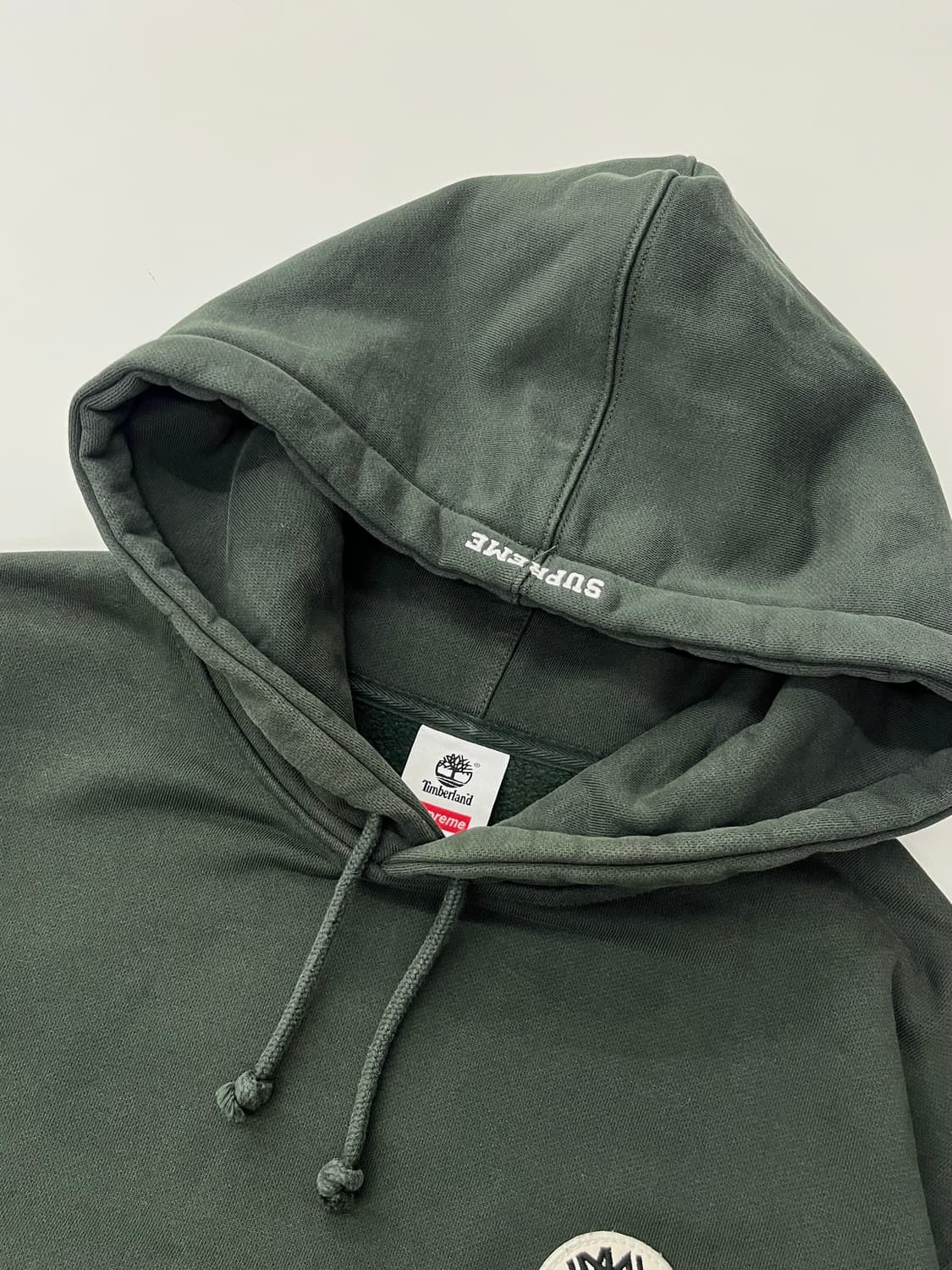 Timberland x Supreme 팀버랜드 카키 후드티 상품이미지5