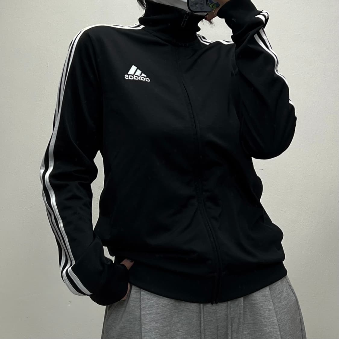 아디다스 트랙탑 져지 블랙 L [042604] 상품이미지1