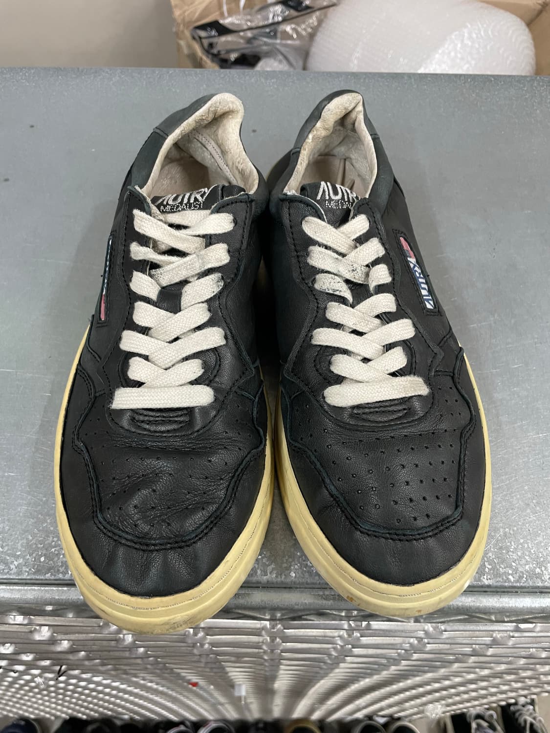 오트리 고트 레더 스니커즈 블랙 41 상품이미지5