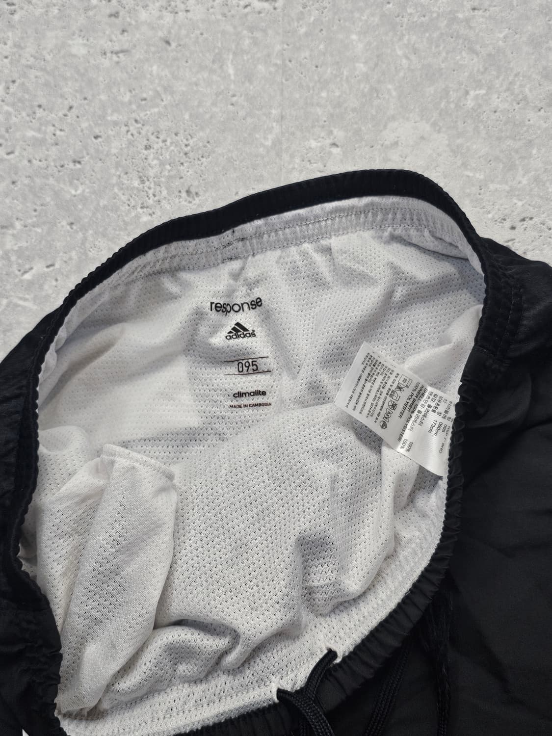 아디다스 삼선 스티키 블랙 트랙팬츠 바람막이 반 바지 상품이미지5