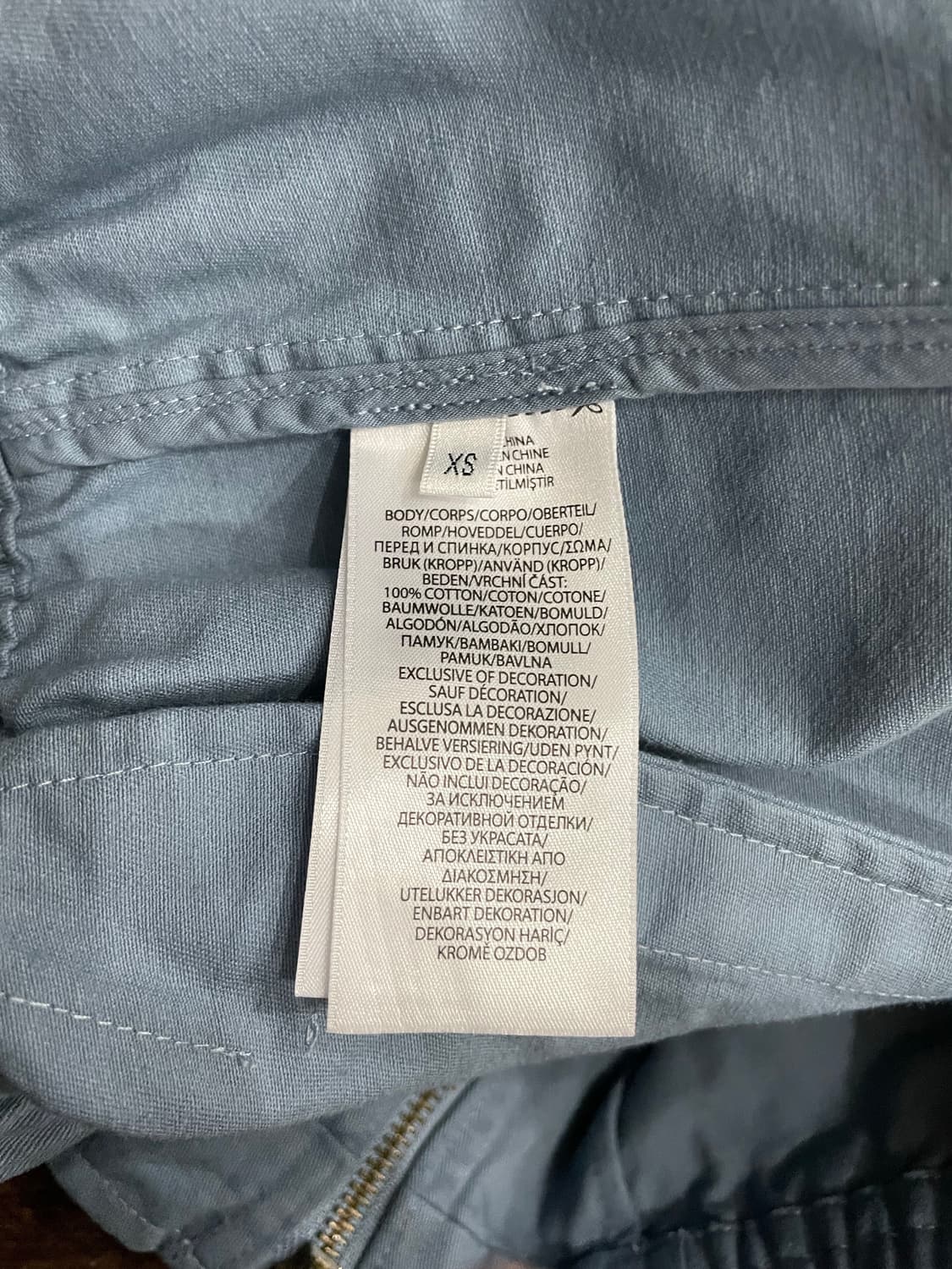 폴로 랄프로렌 여성 코튼 트윌 스윙톱 자켓 라이트블루 상품이미지8