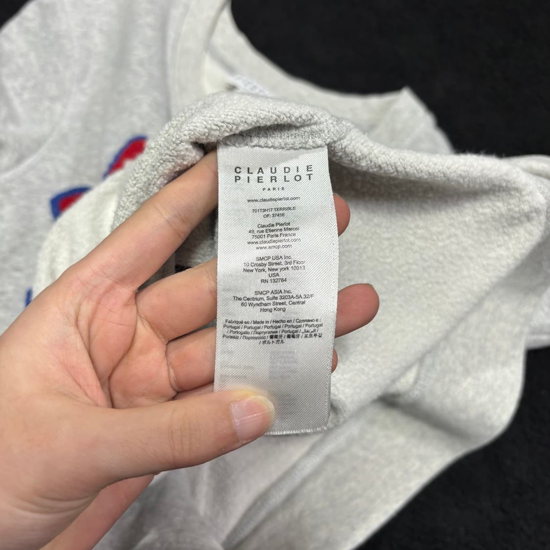 1 끌로디피에로 그레이 맨투맨 상품이미지4