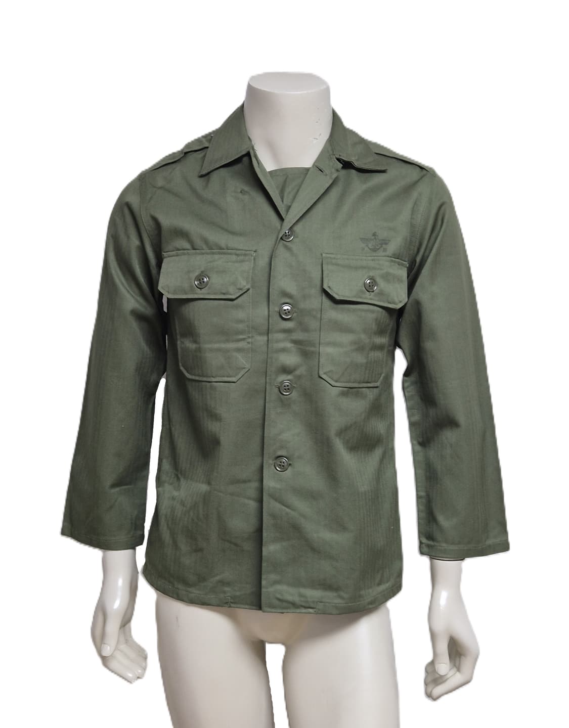 육군 구형 민무늬 전투복 상의 자켓 (S) (미사용품) 상품이미지1