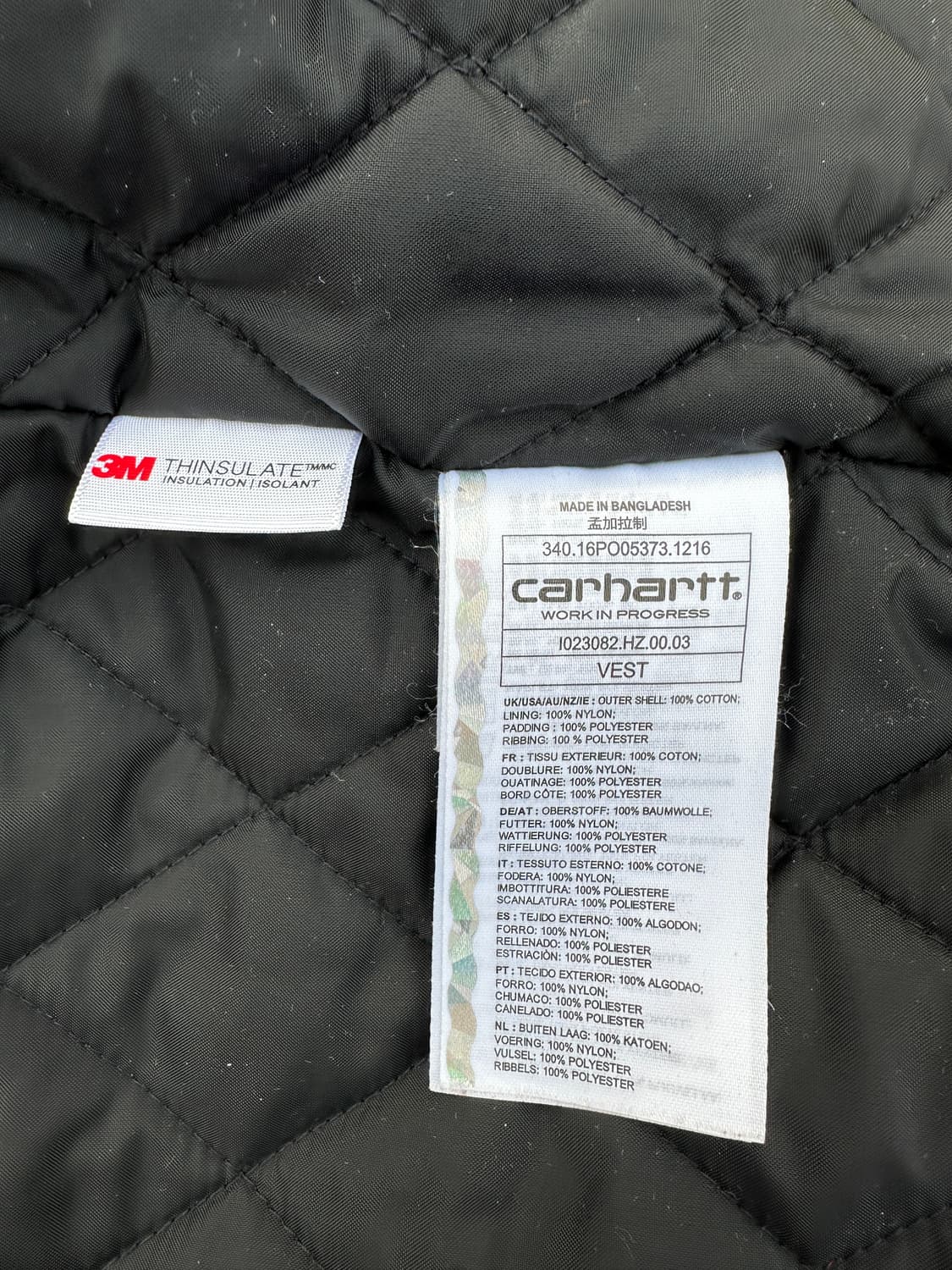 (L) 칼하트WIP 덕 캔버스 워크 베스트 상품이미지5