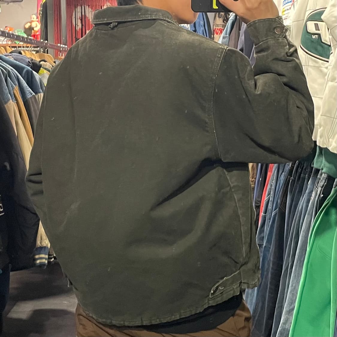 [IM] VTG 카키 워싱 카라 워크자켓 상품이미지5