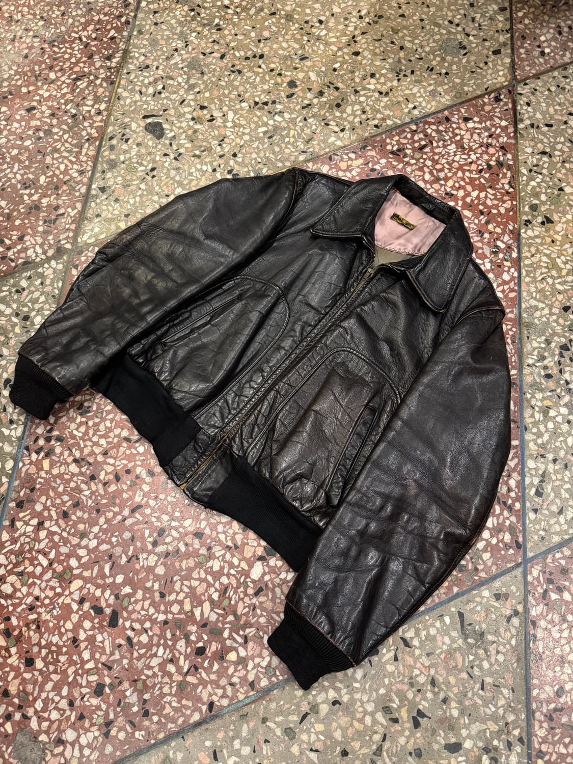 50s 호스하이드 봄버자켓 (40) 상품이미지2