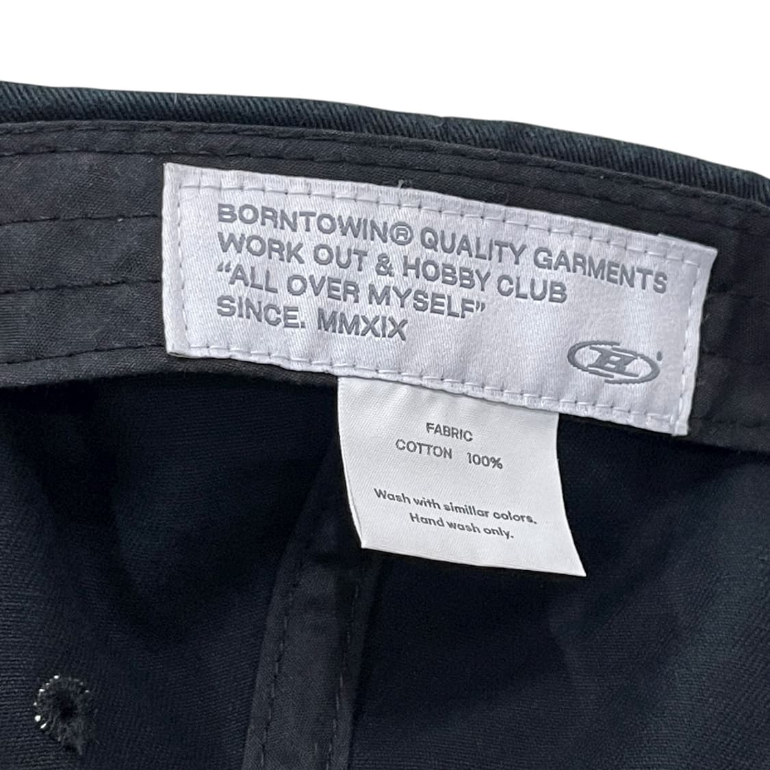 본투윈 B 심볼 빅로고 볼캡 모자 블랙 상품이미지6