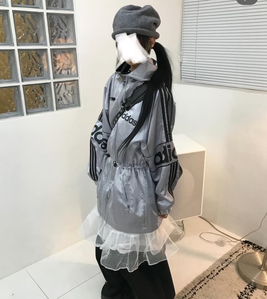 아디다스 90s 실버 올드스쿨 데상트 자켓 상품이미지2