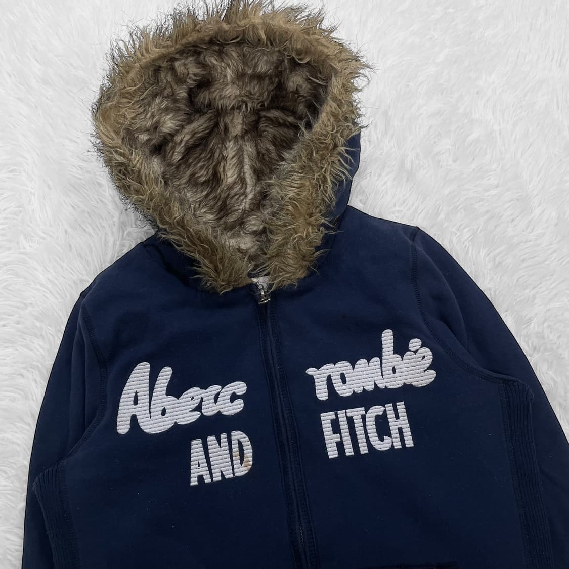 아베크롬비 울프죠 후드집업 네이비 상품이미지3