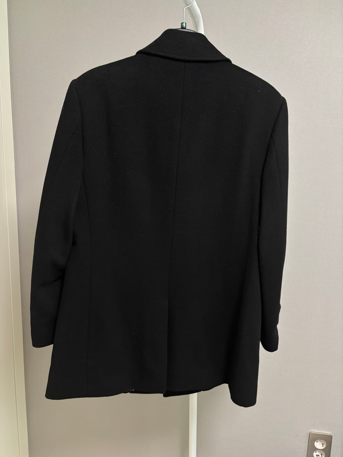 남성 블랙 캐시미어 코트 상품이미지5