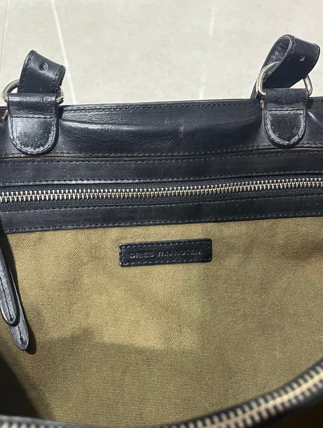 드리스 반 노튼 빈티지 백 상품이미지5