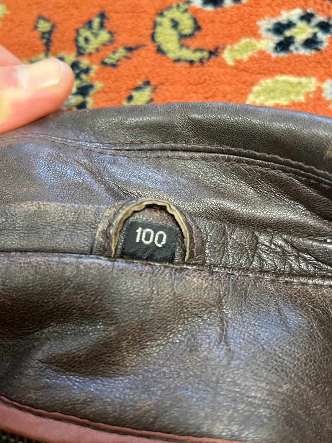 [100] 빈티지 램스킨 리얼레더 브라운 가죽자켓 상품이미지8