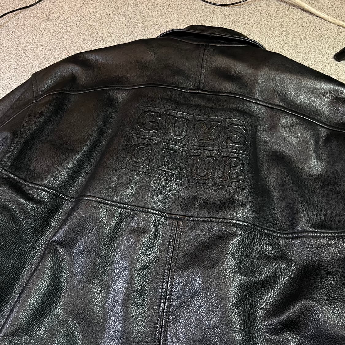 Vintage GUYS CLUB 소가죽 자켓 상품이미지3