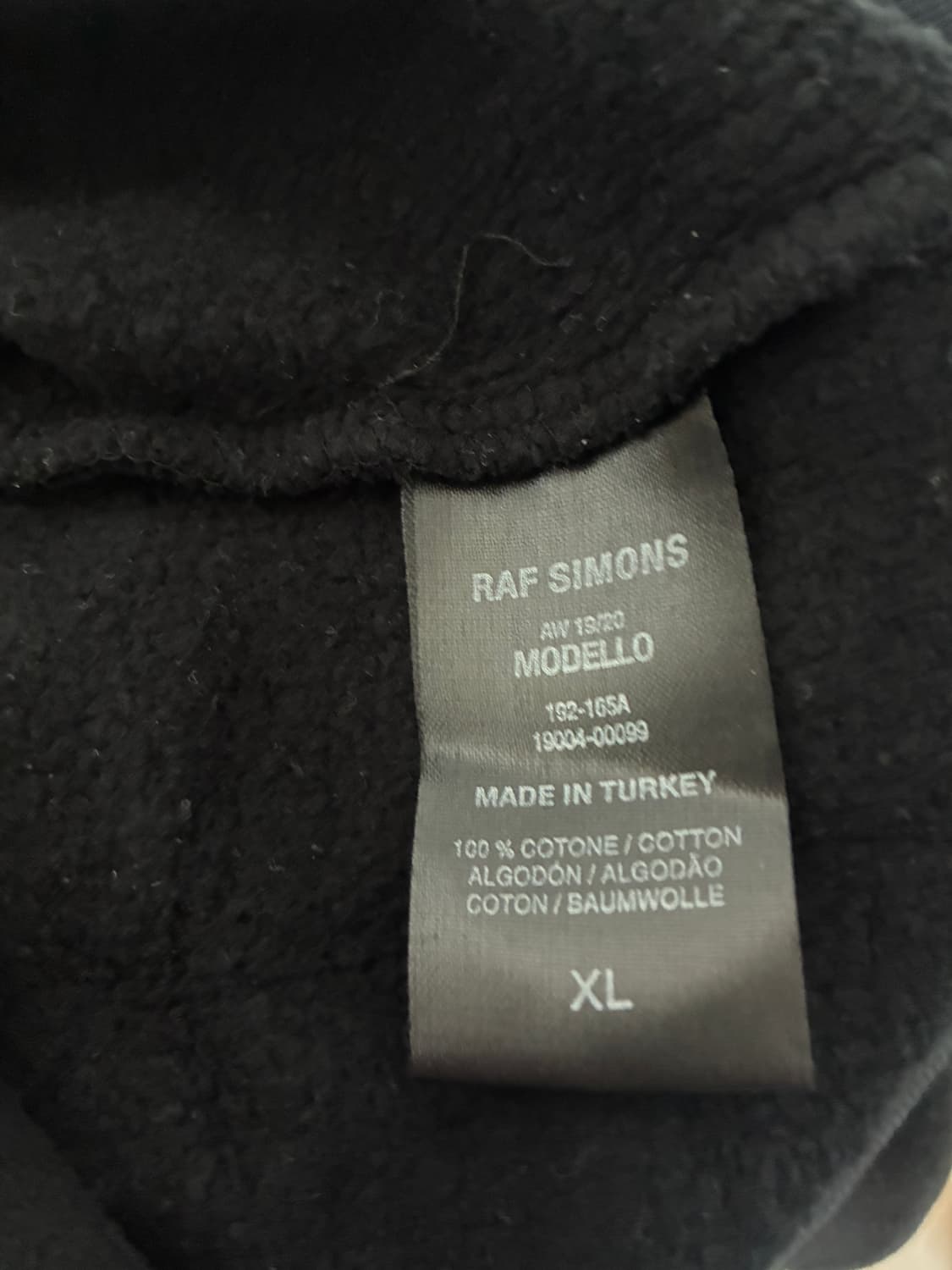 라프시몬스 19aw 맨투맨 상품이미지3