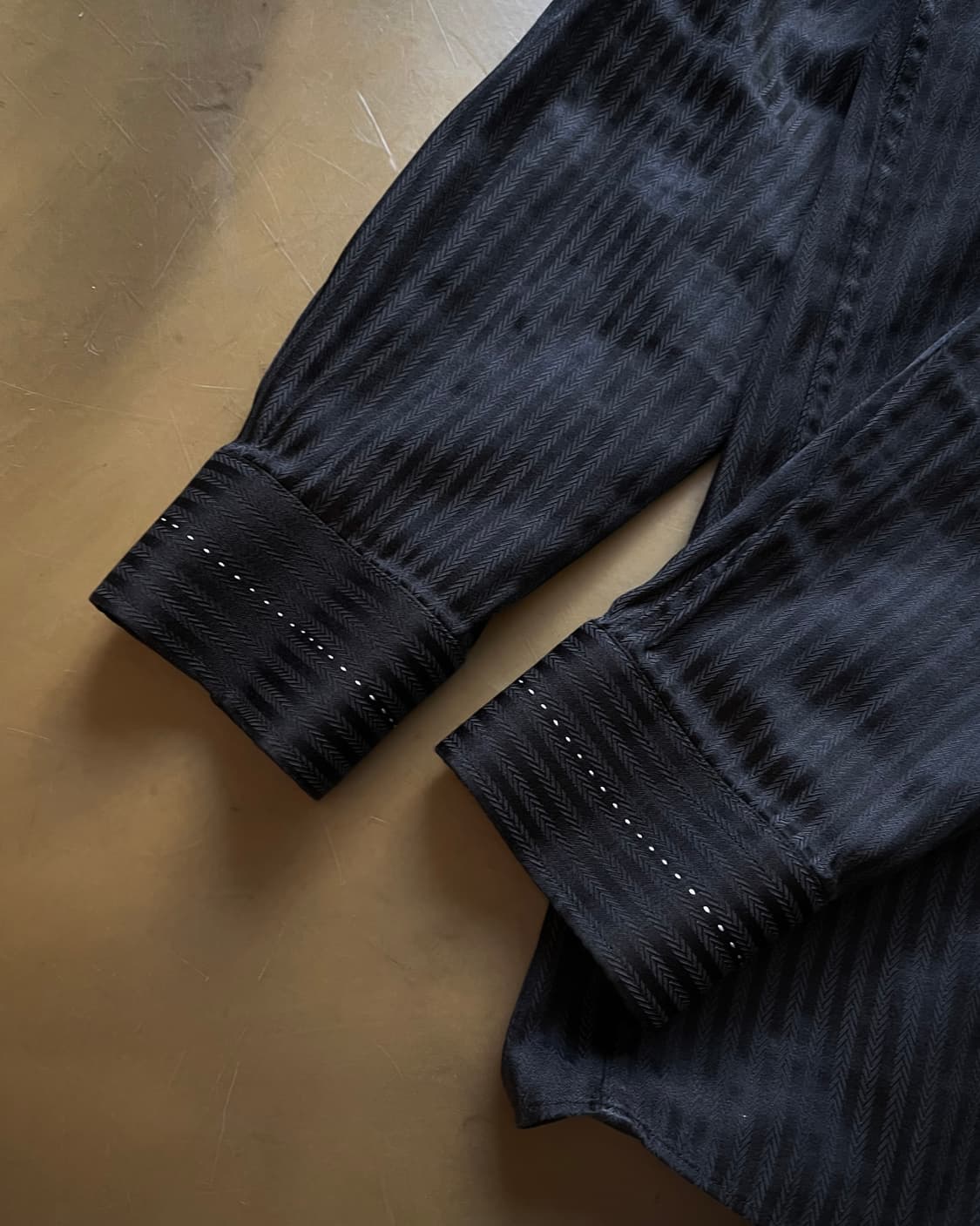 80-90s Pierre Cardin Black Stripe Shirt 상품이미지8