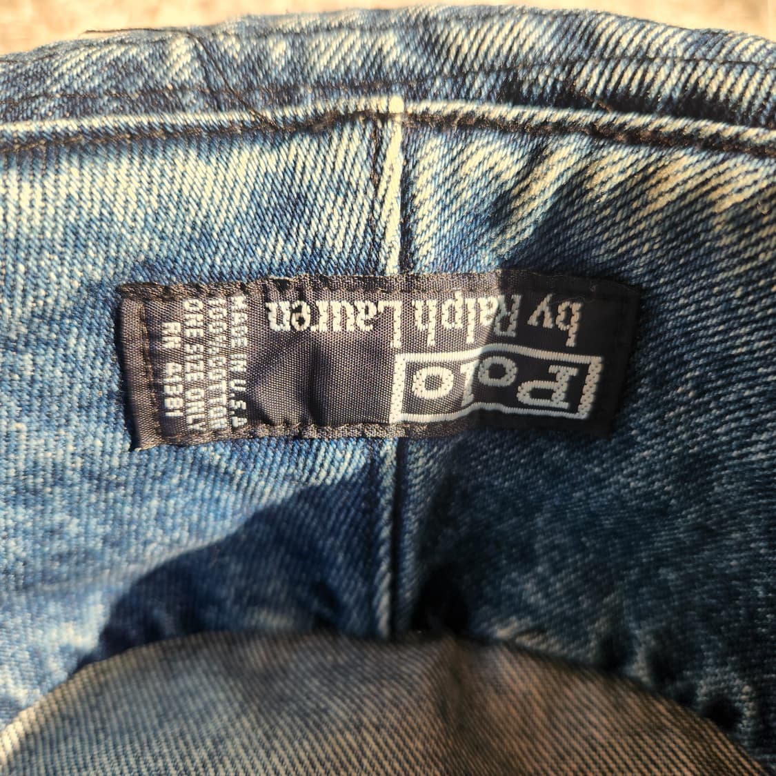 Polo Ralph Lauren 데님 버킷햇(90s) 상품이미지4