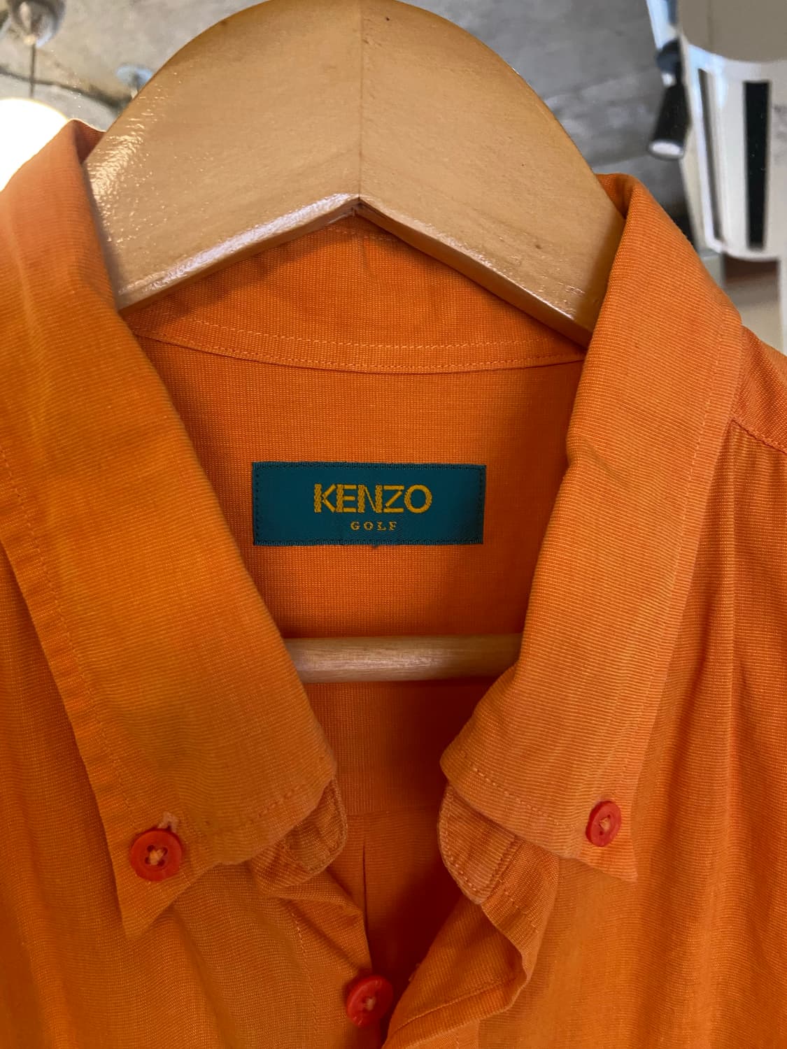 KENZO 겐조 오렌지색 반팔 셔츠 상품이미지3