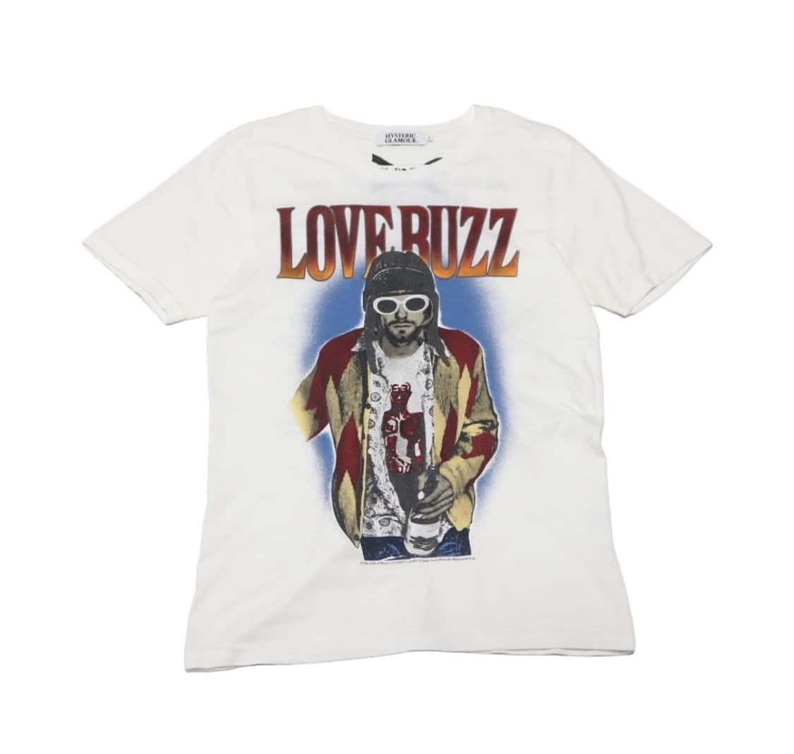 히스테릭글레머 커트코베인 프린팅 반팔 상품이미지1