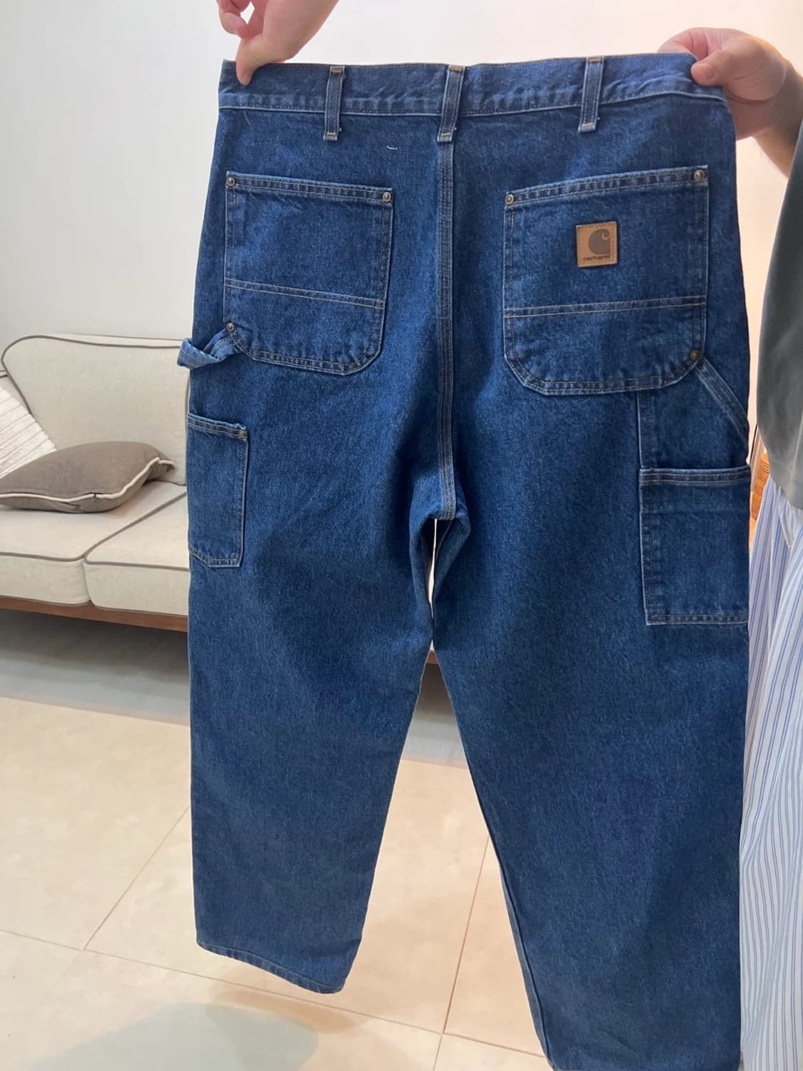 칼하트 더블니 워크 데님 팬츠 34 상품이미지2