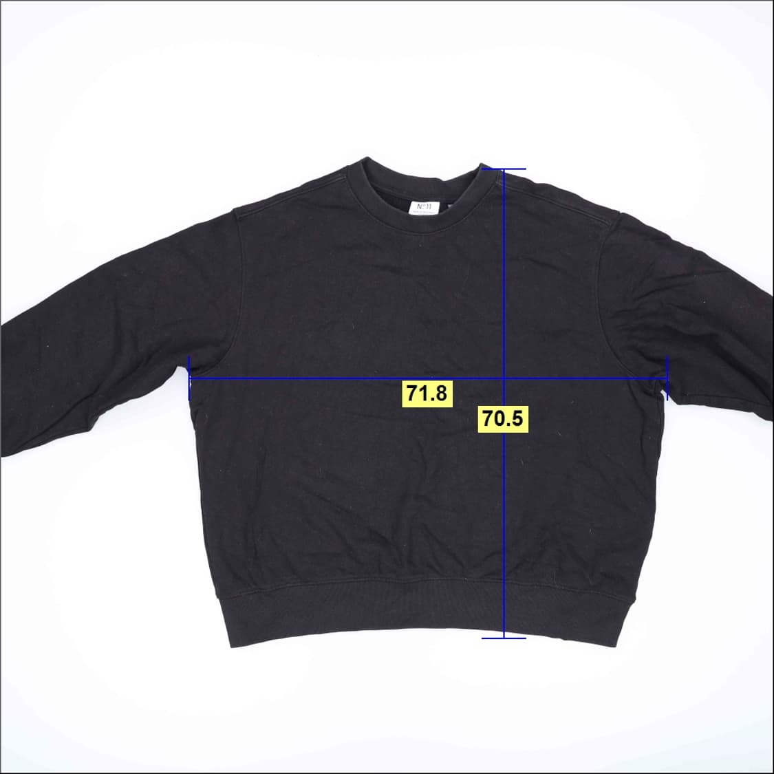 XXL H&M 에센셜 맨투맨 0330H1 상품이미지7