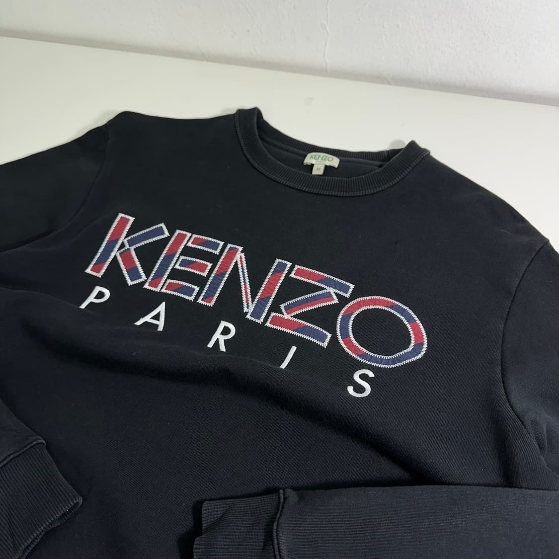 M 겐조 블랙 레터링로고 맨투맨 상품이미지2