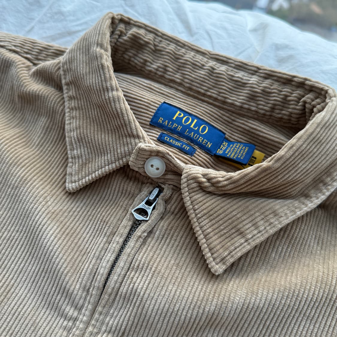 폴로랄프로렌 코듀로이 셔츠 자켓 베이지 상품이미지3