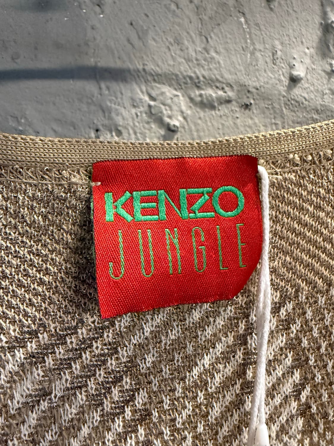 겐조 KENZO 정글 패턴 V넥 가디건 베이지 브라운 상품이미지6