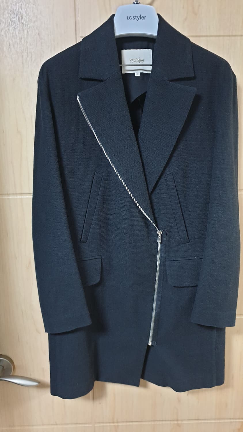 마쥬 블랙 코튼 봄 자켓 1사이즈 상품이미지1