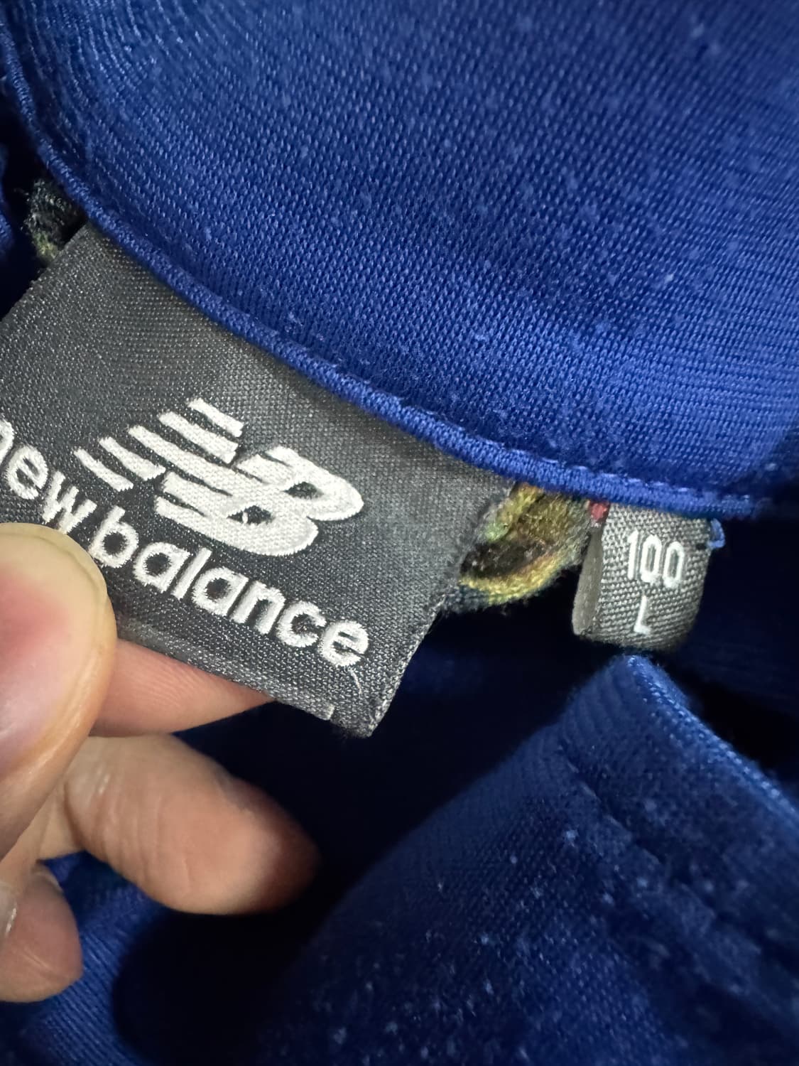 뉴발란스 플라워 트랙탑 져지 L 블루 상품이미지4