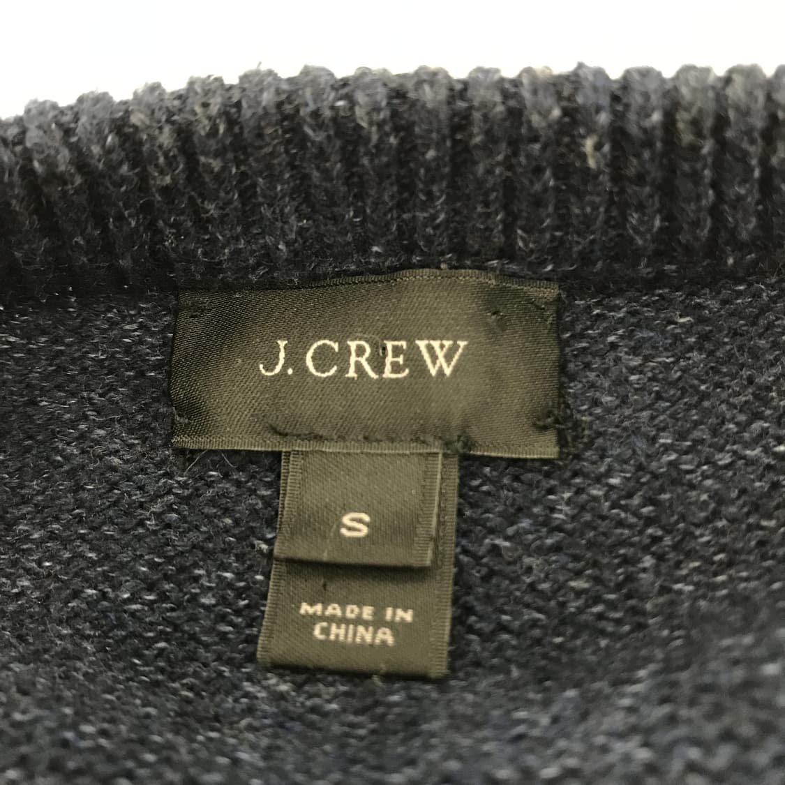 J.CREW 제이크루 울 코튼니트 네이비 [S] 상품이미지4
