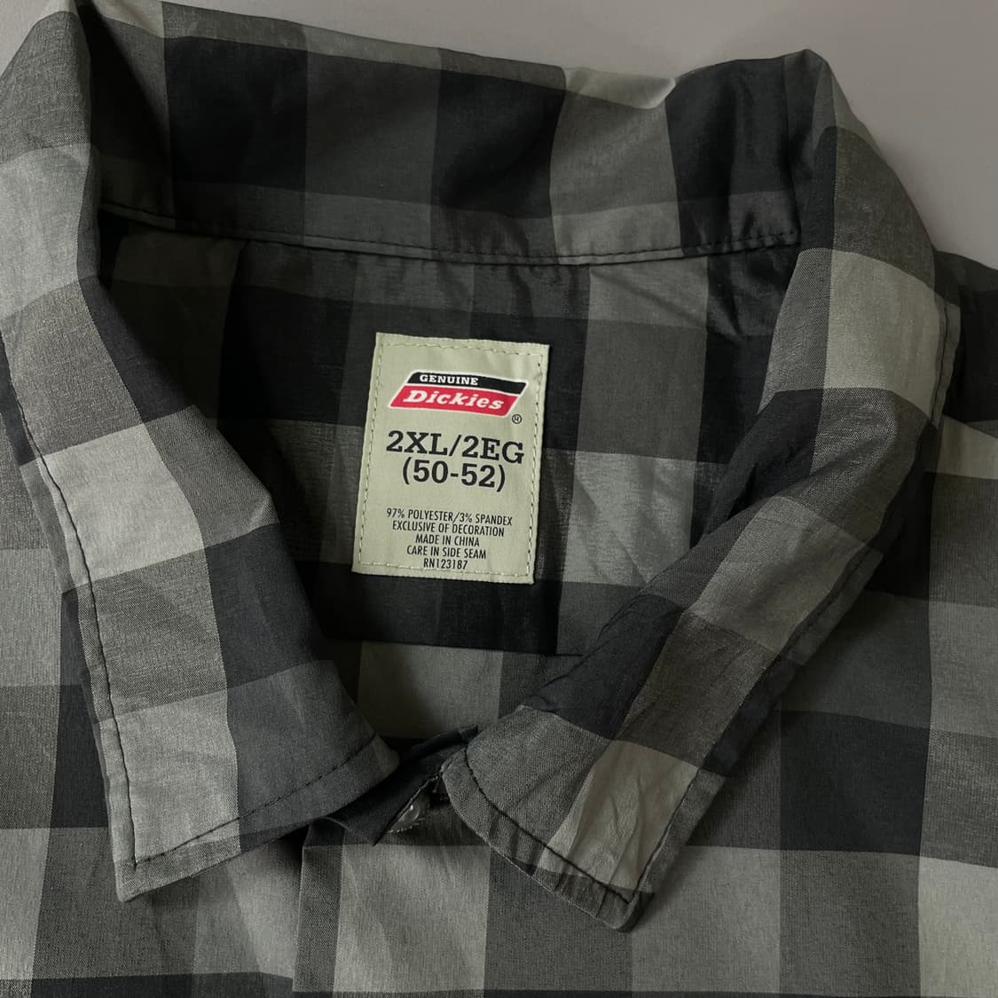 디키즈 체크 반팔셔츠 2XL 상품이미지4