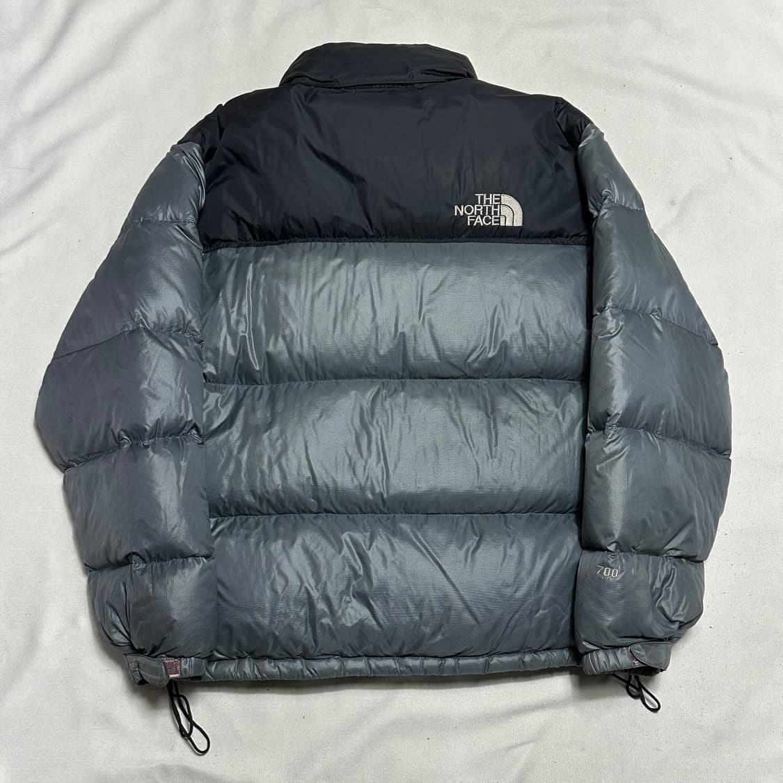 95 노스페이스 눕시 700 구스 다운 그레이 패딩 0121 상품이미지3
