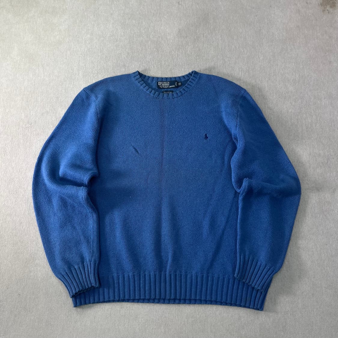 105 폴로랄프로렌 코튼 스카이블루 니트  상품이미지1