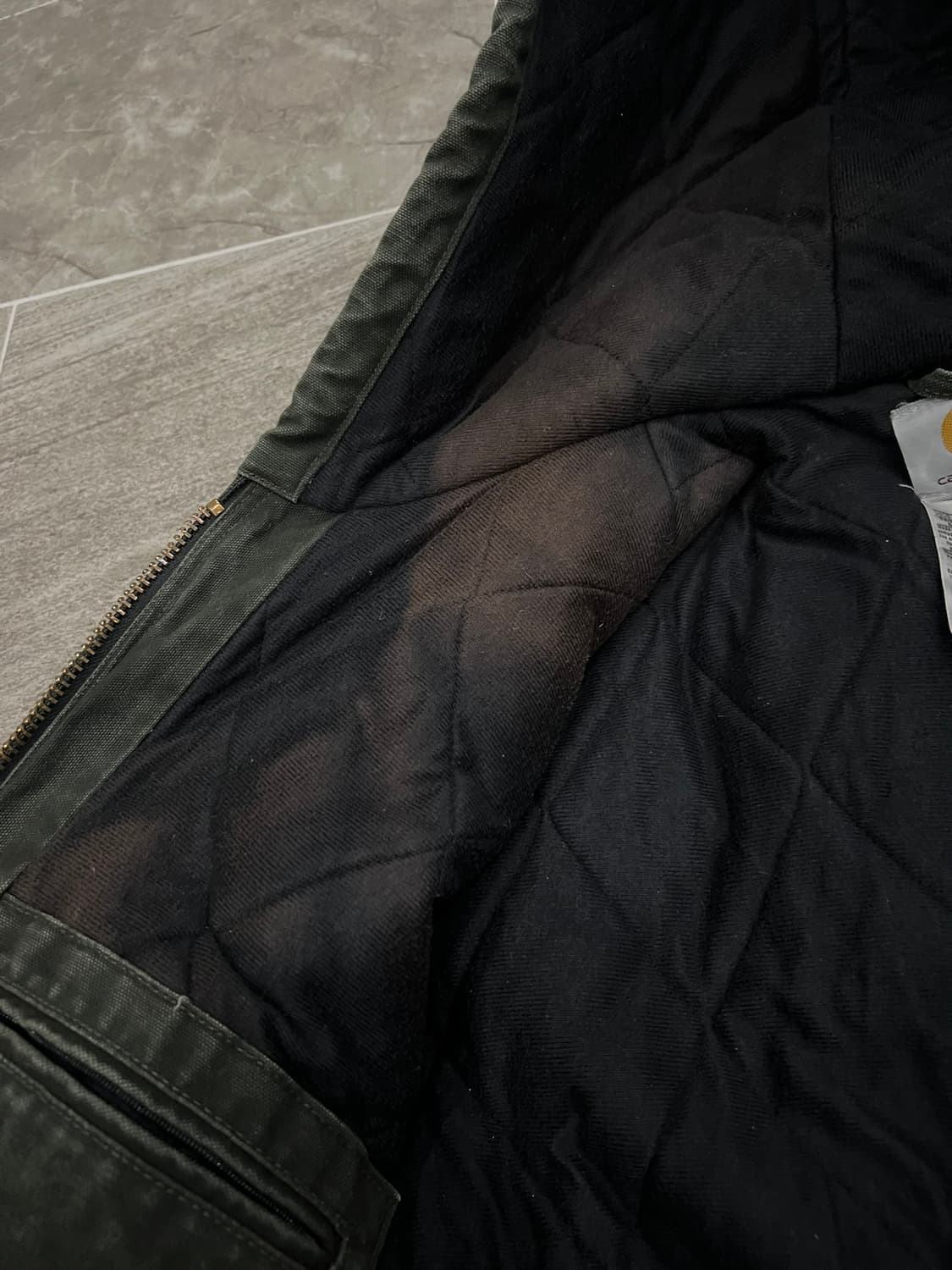 (L) 칼하트 후드 덕 액티브 자켓 J130 MOS 모스그린 상품이미지5