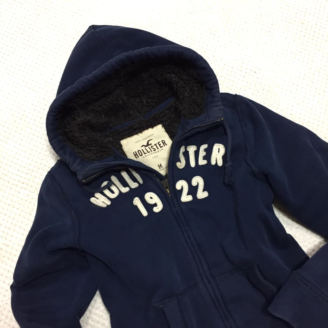 홀리스터 Hollister 1922 보아털 울프죠 후드집업 상품이미지4