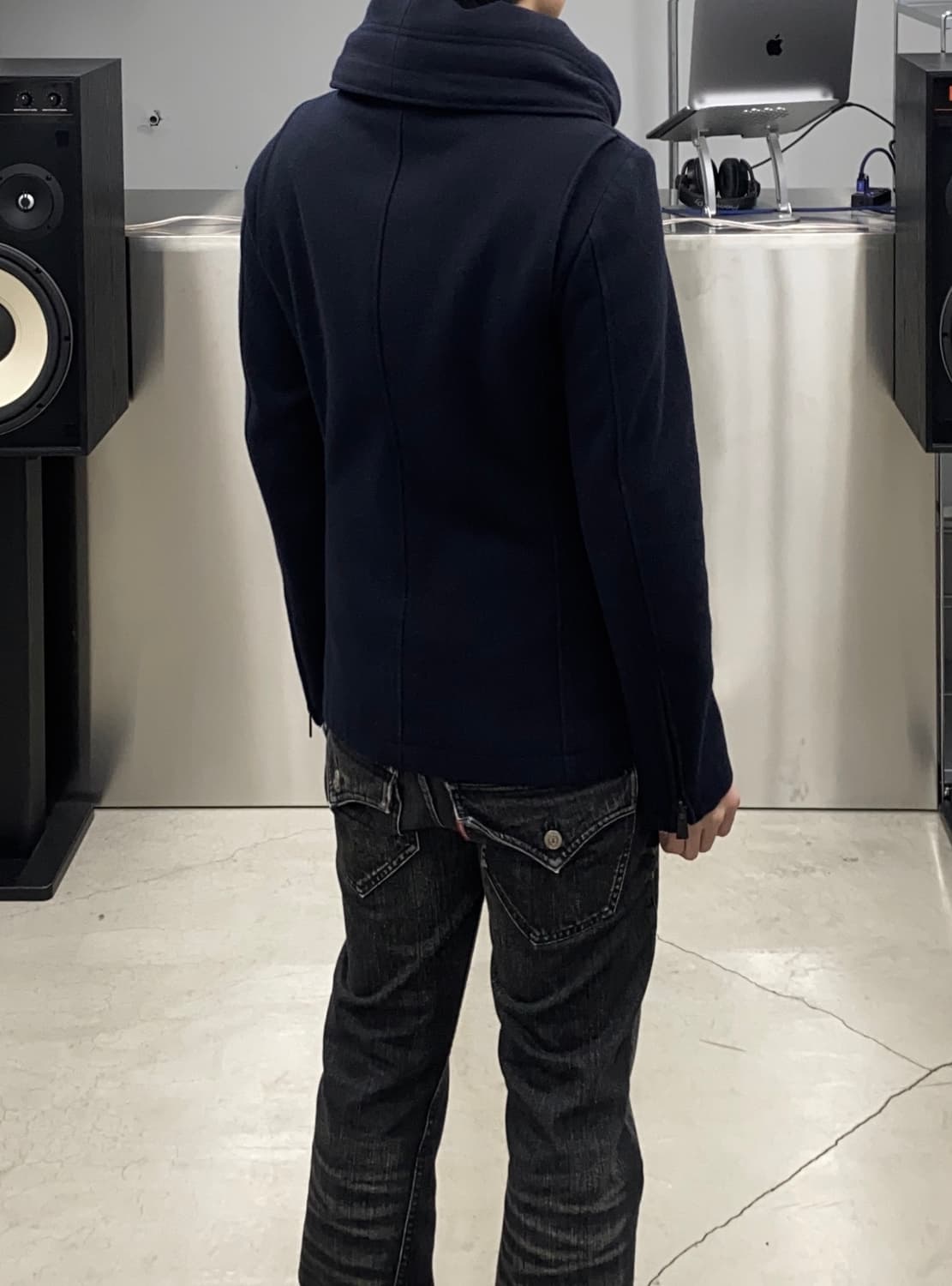 캐서린 햄넷 런던 비대칭 사선 자켓 상품이미지5