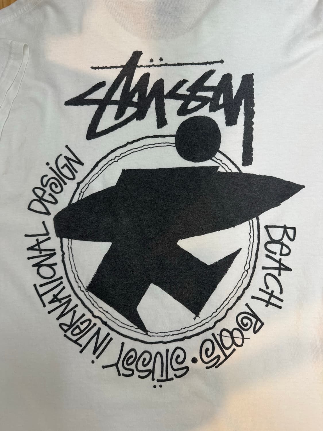 STUSSY 스투시 비치루트 티셔츠 (내추럴)-빅사이즈 상품이미지7