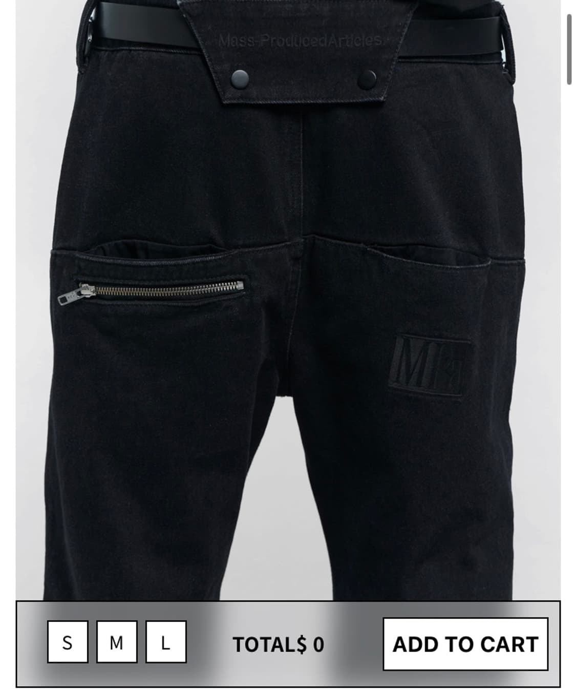 플라스틱 프로덕트 revealed pocket pants 상품이미지3
