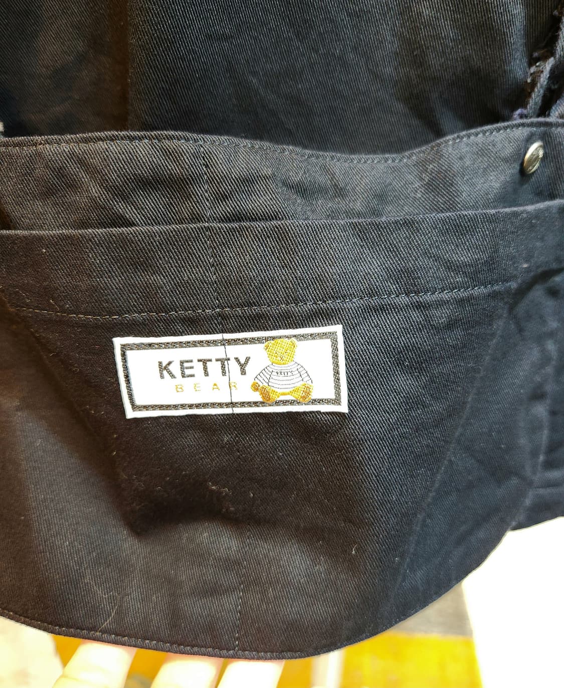 KETTY by 핑크 하우스 곰돌이 자수 검정 조끼 상품이미지7