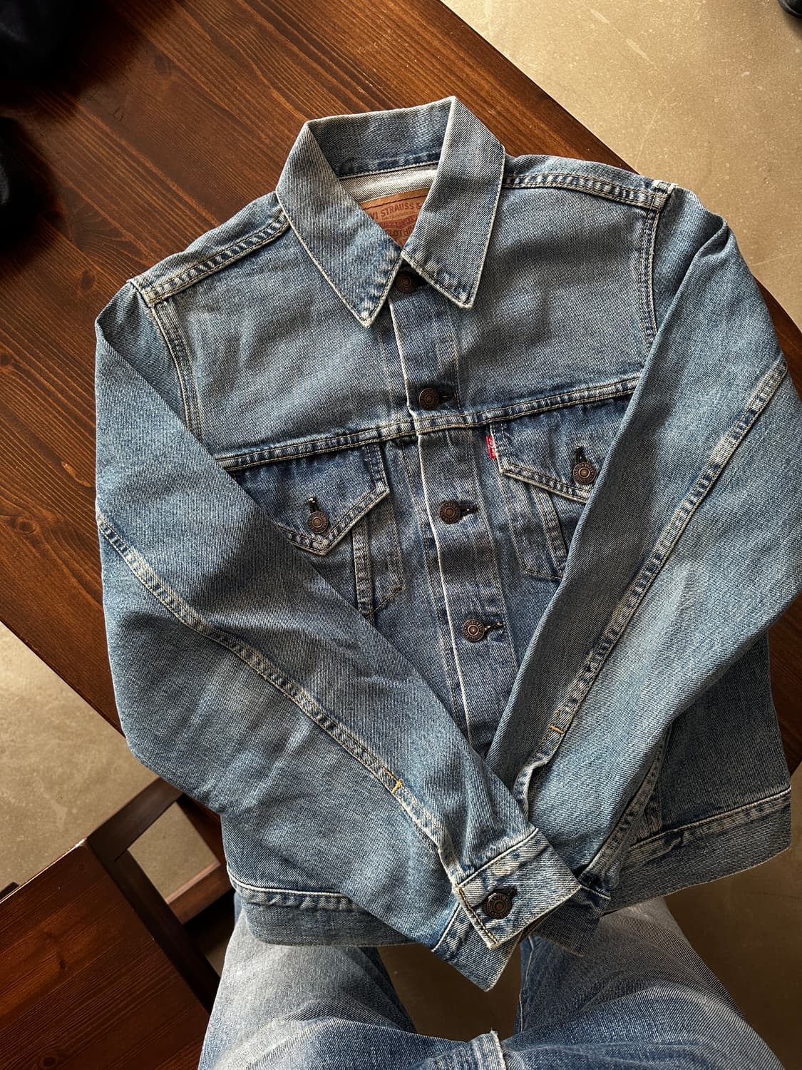 90s Levis 71557 3세대 데님 트러커 자켓 상품이미지2