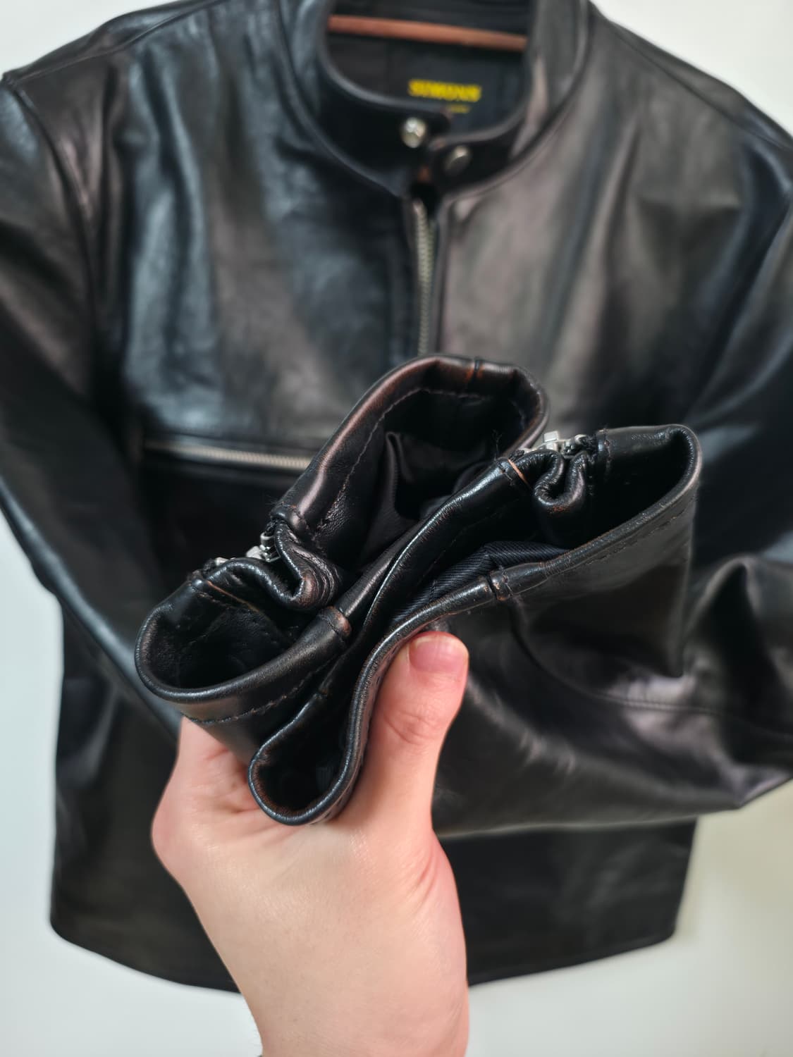 [2XL] 리얼시몬스 J100 홀스하이드 차심 말가죽 자켓 상품이미지5