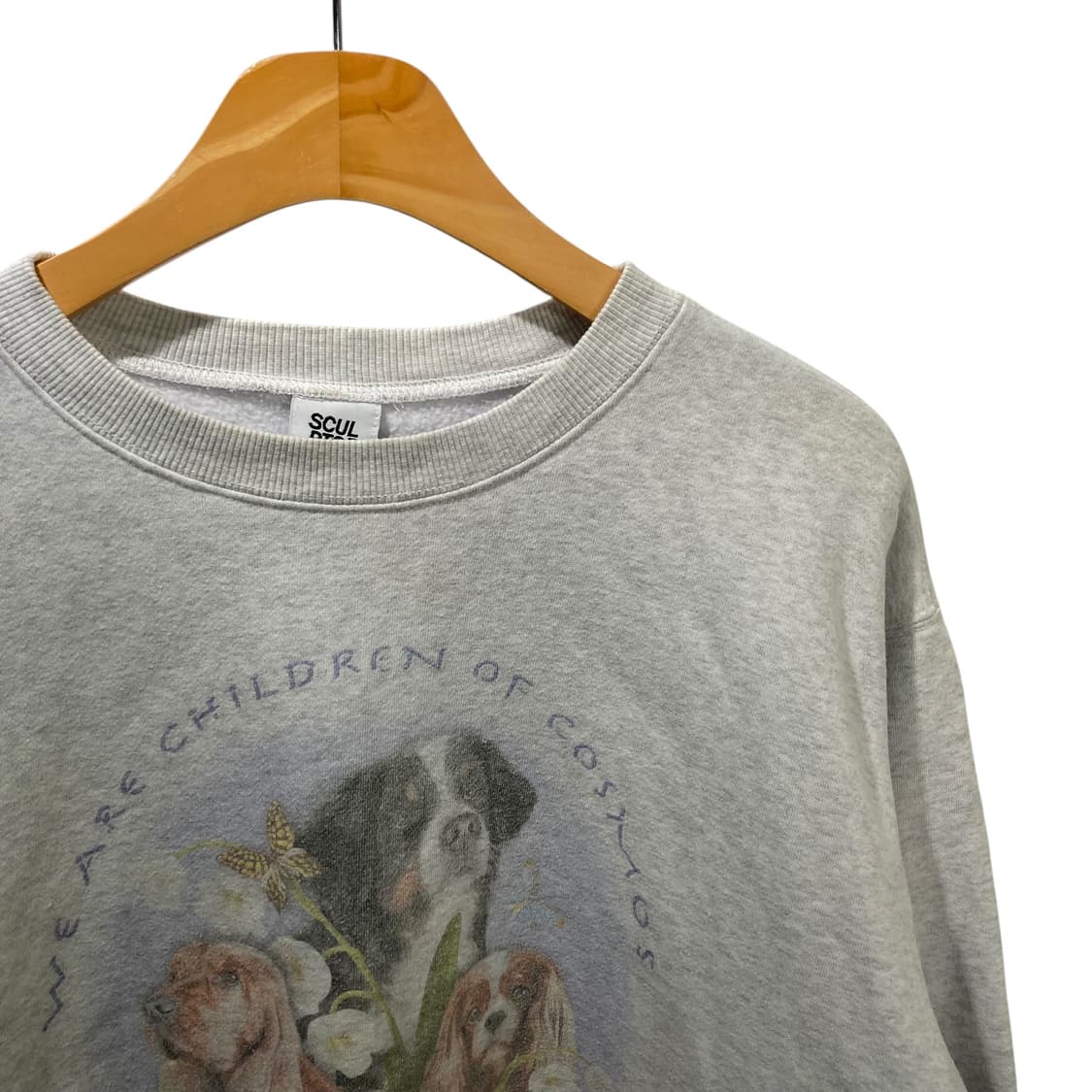 스컬프터 퍼피프렌드 멜란지 맨투맨 상품이미지3