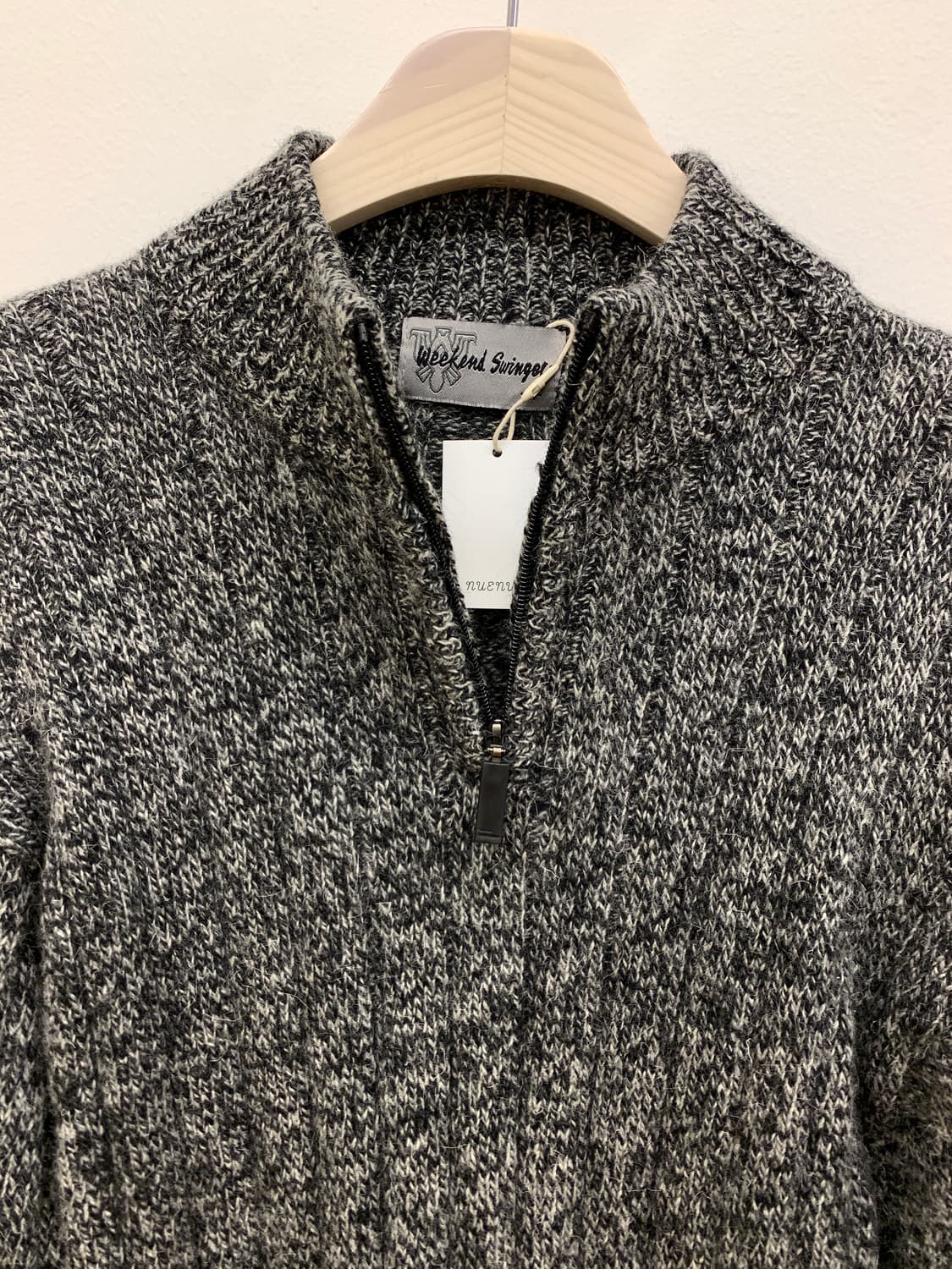 울100하프집업니트 half-zip knit (100% wool) 상품이미지3