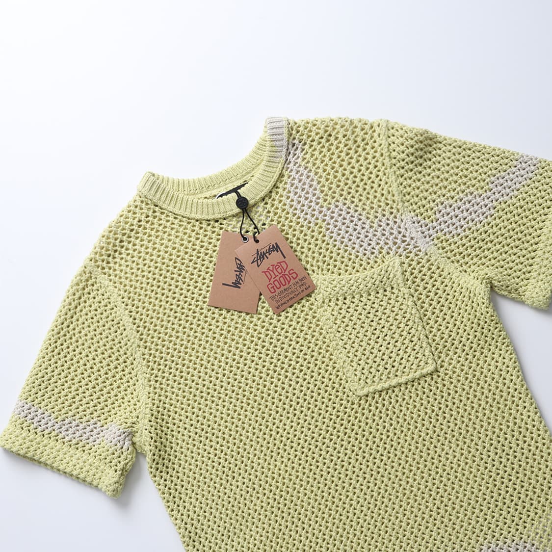 스투시 STUSSY Over Dyed Mesh Crew 상품이미지6