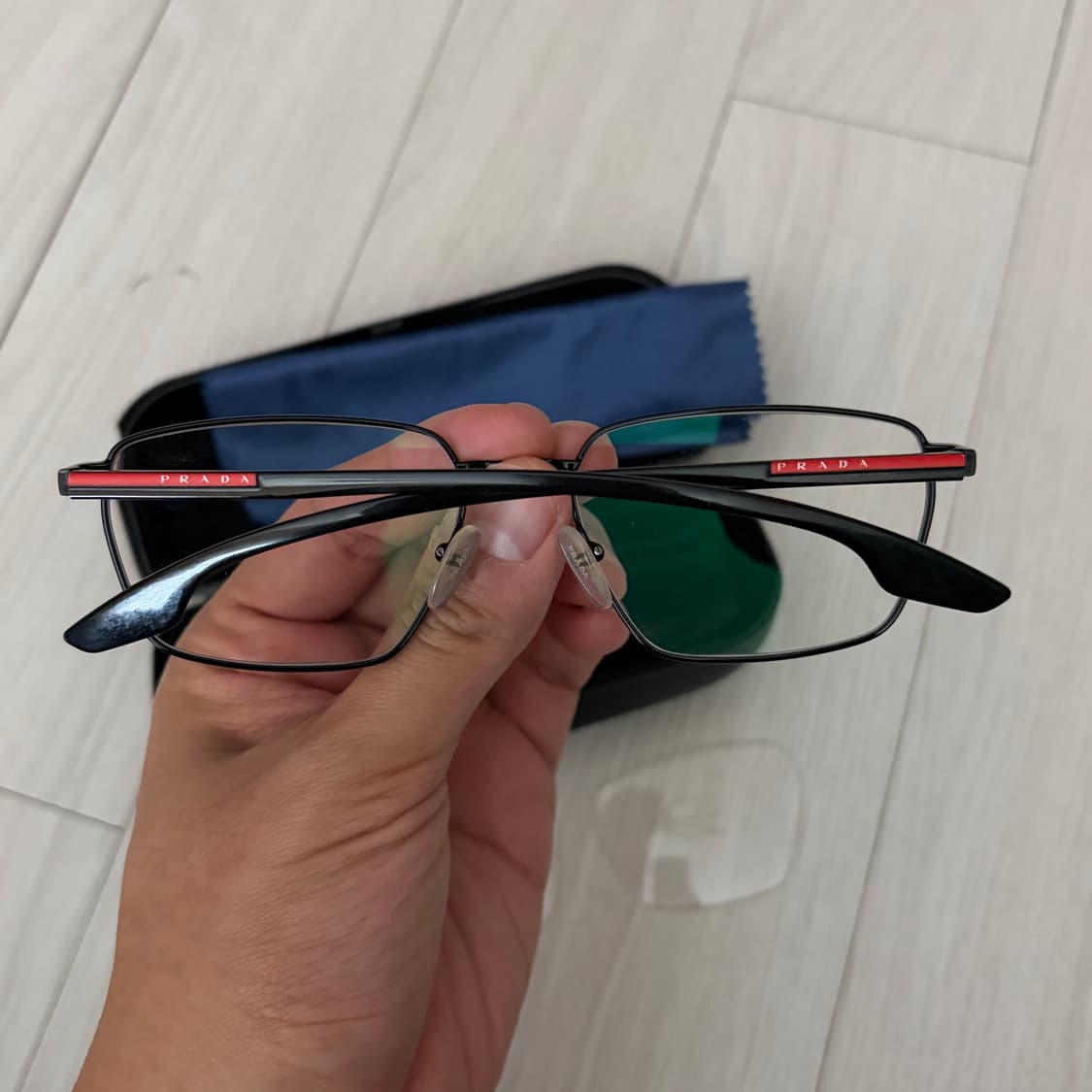 프라다 리네로사 안경 블랙 상품이미지2