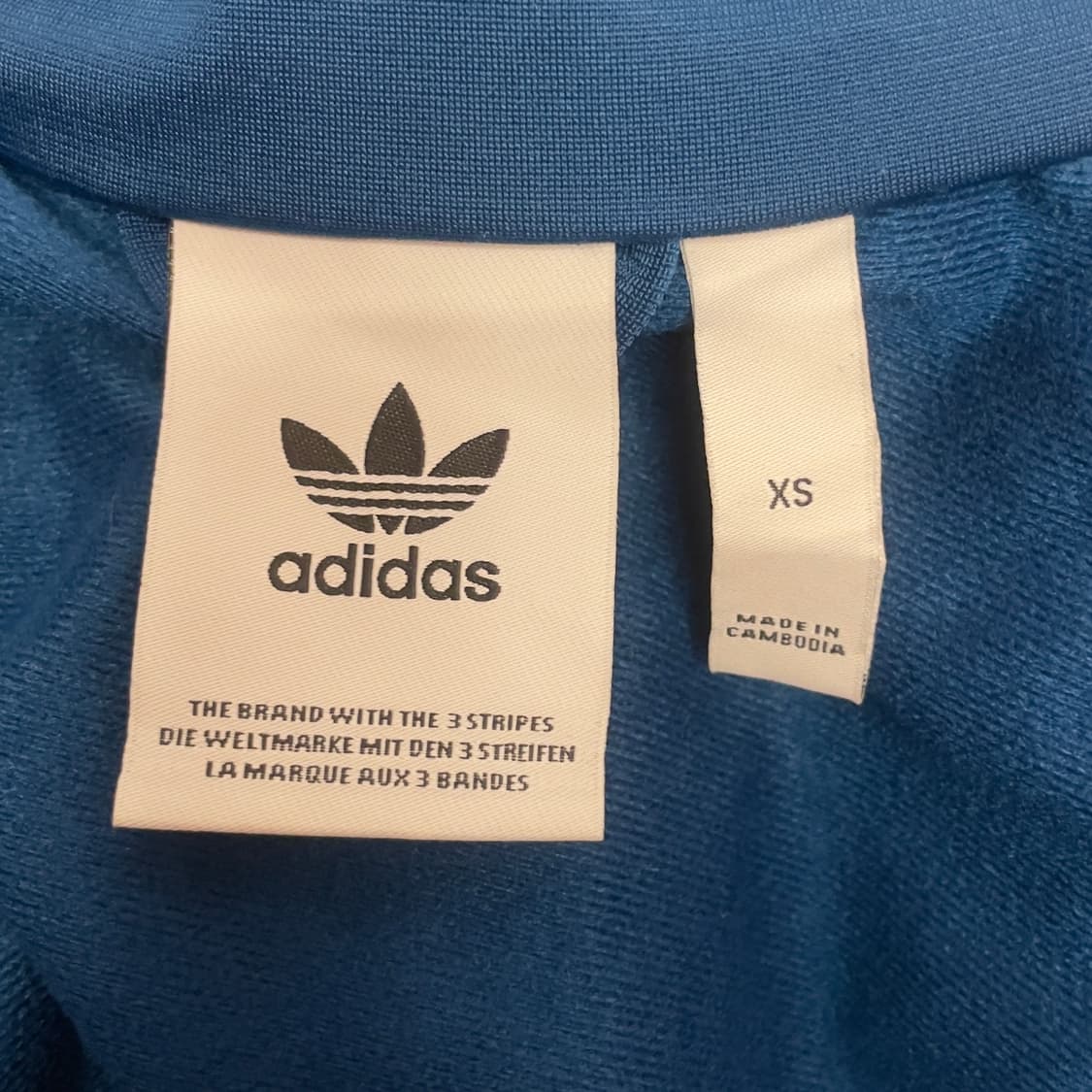 아디다스 (우먼) 파이어버드 블루 트랙탑 져지 자켓 상품이미지5