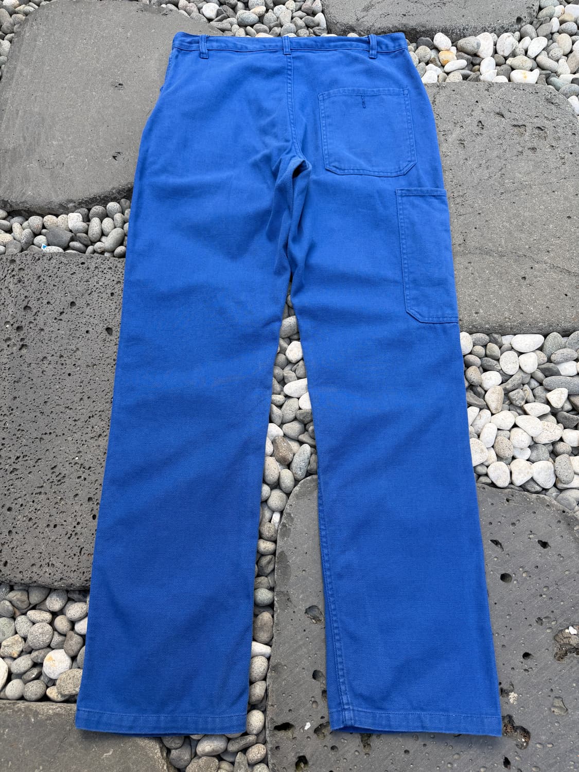 OLD VINTAGE WASHED BLUE FRENCH 프렌치워크팬츠 상품이미지2