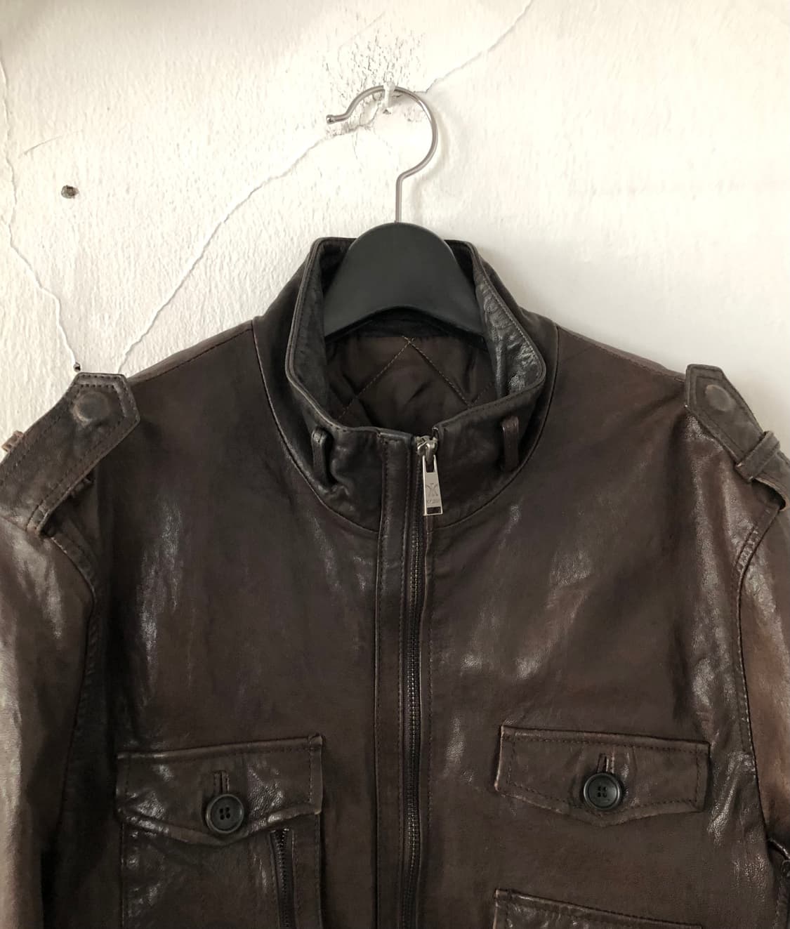 Kinloch Anderson Leather Jacket(95) 상품이미지4