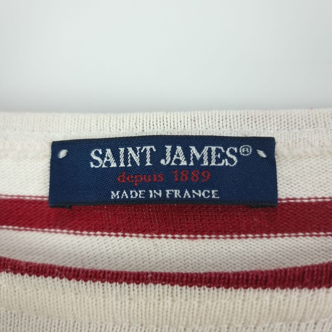 [세인트제임스] 스트라이프 보트넥 롱슬리브 긴팔티 M18840 상품이미지7